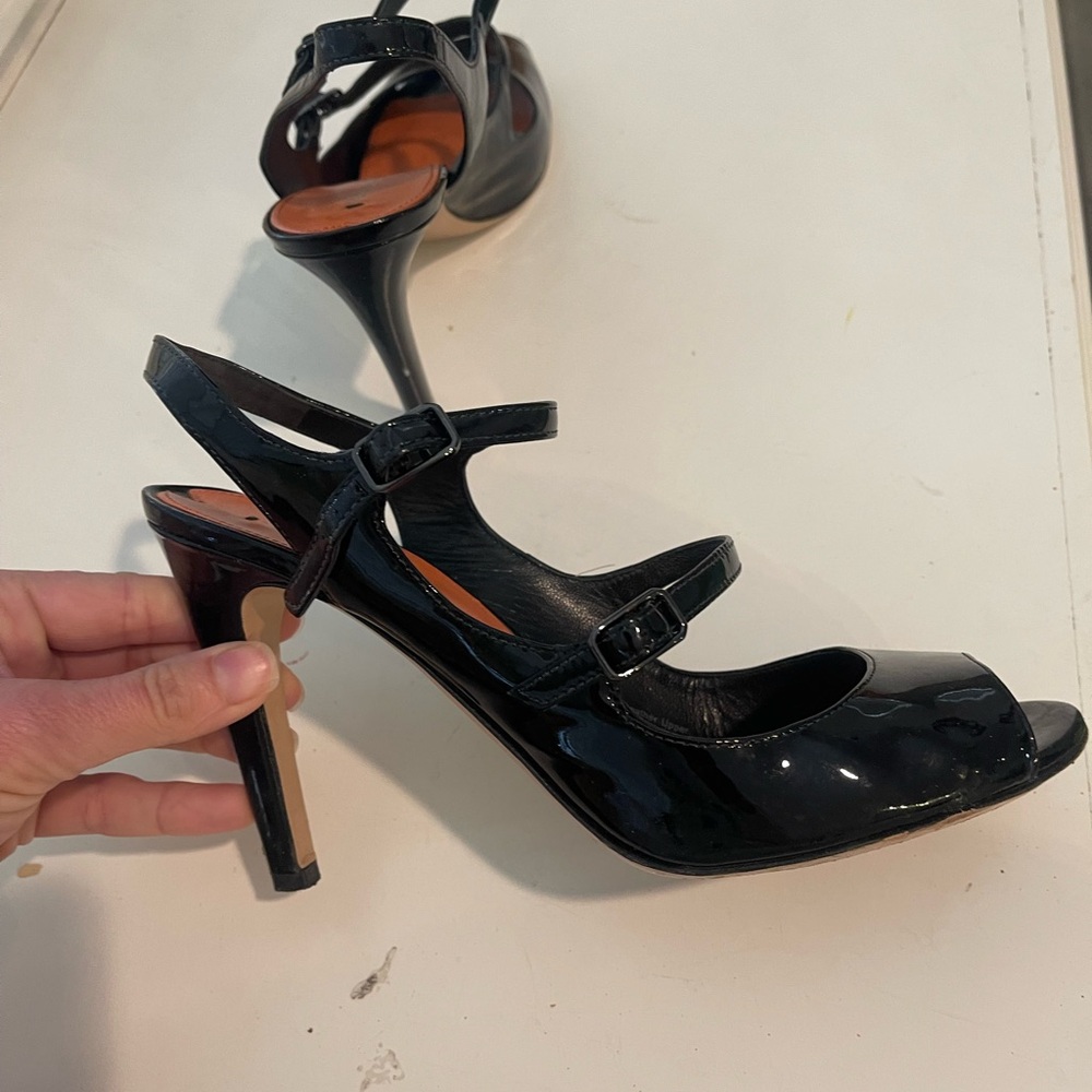 Via Spiga Black High Heel Sandals - Picture 2 of 3